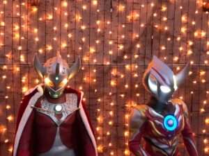 タロウとウルトラマンオーブバーンマイト