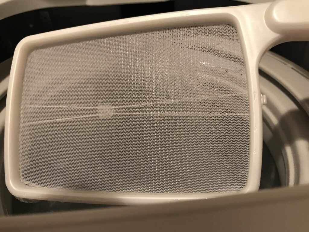 5時間つけおいた洗濯機